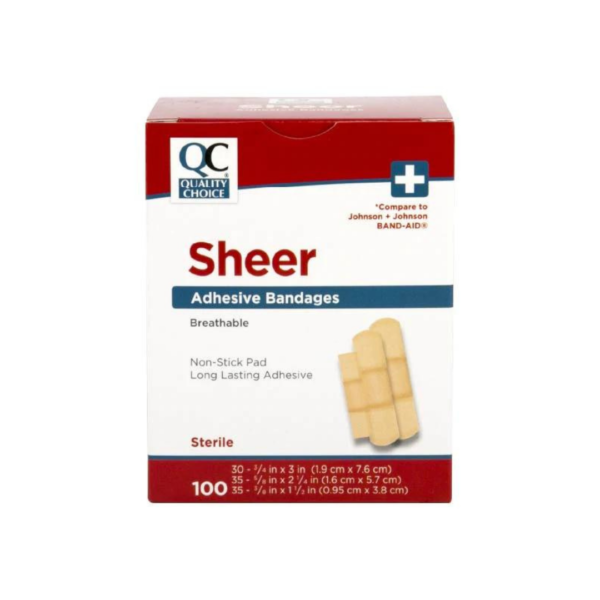 Sheer Assorted Adhesive Bandages